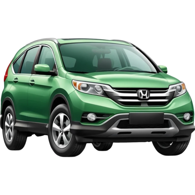 A green Honda CRV  emoji