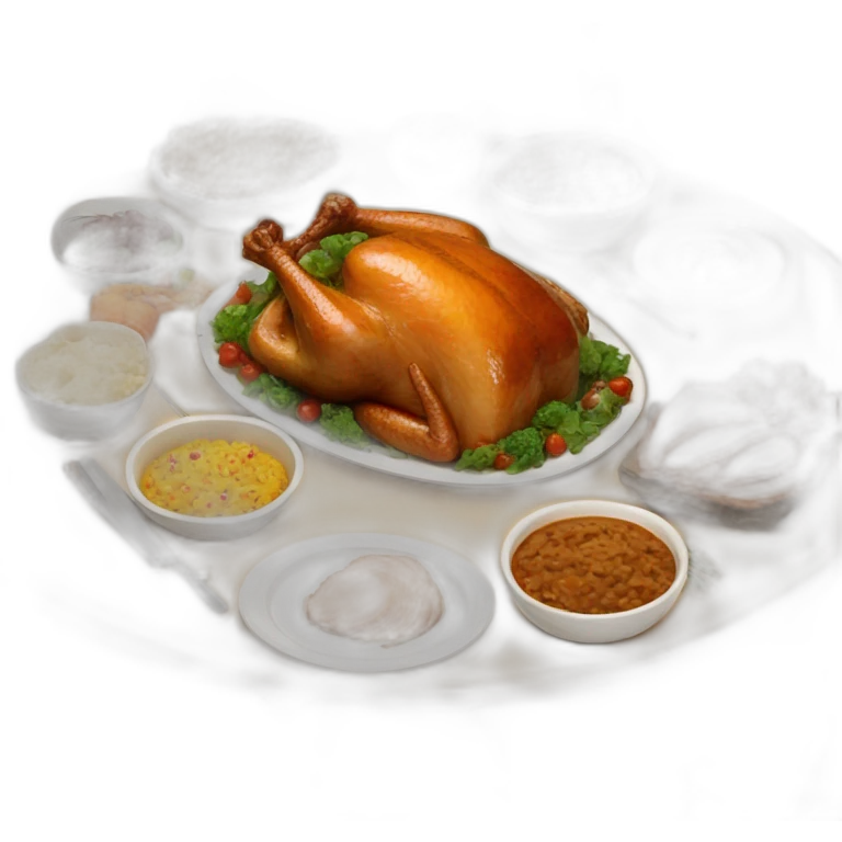 Turkey dinner emoji