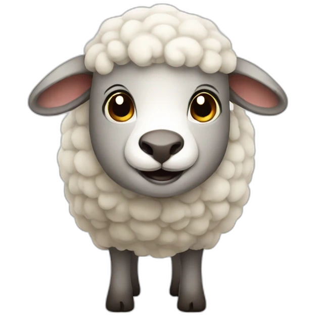 cute little sheep emoji