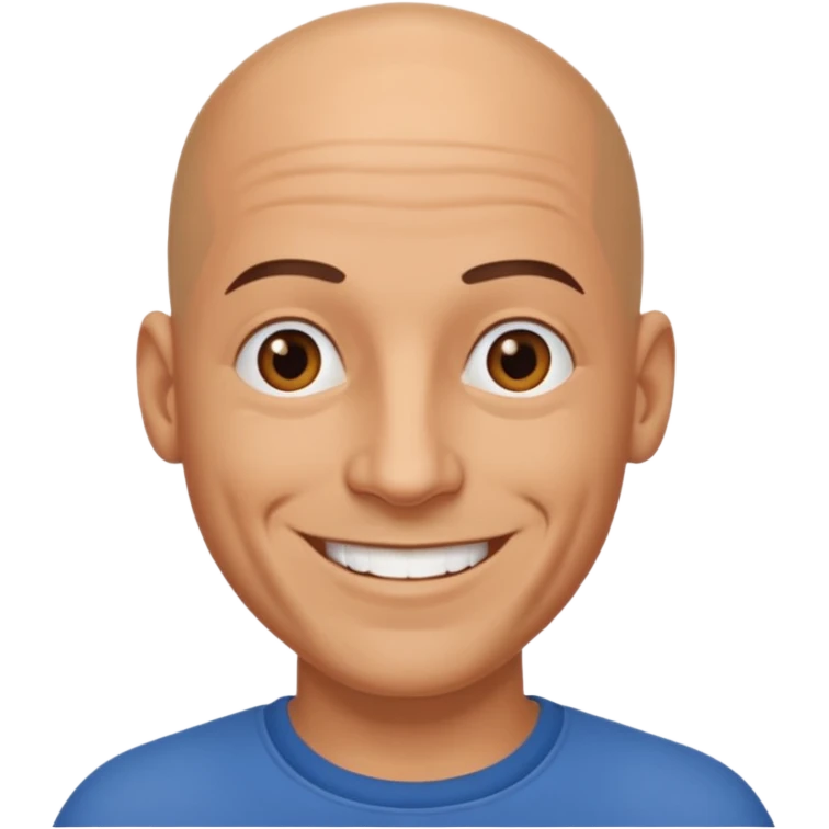 a bald man, Eli Ben-Sasson smiling emoji