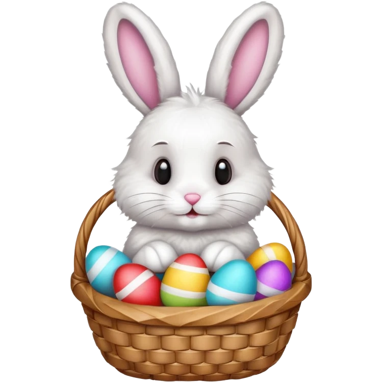 a Christmas bunny emoji