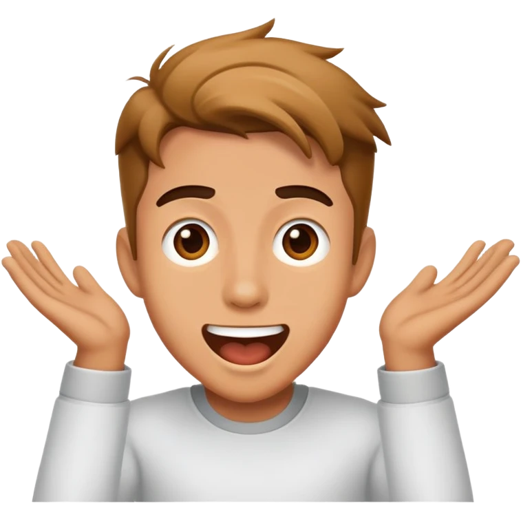 Super excited Josh emoji