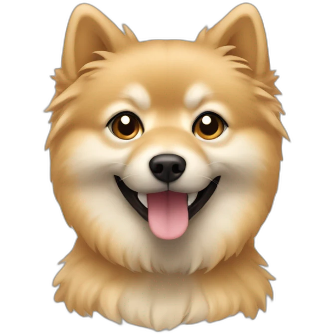 Spitz beige emoji