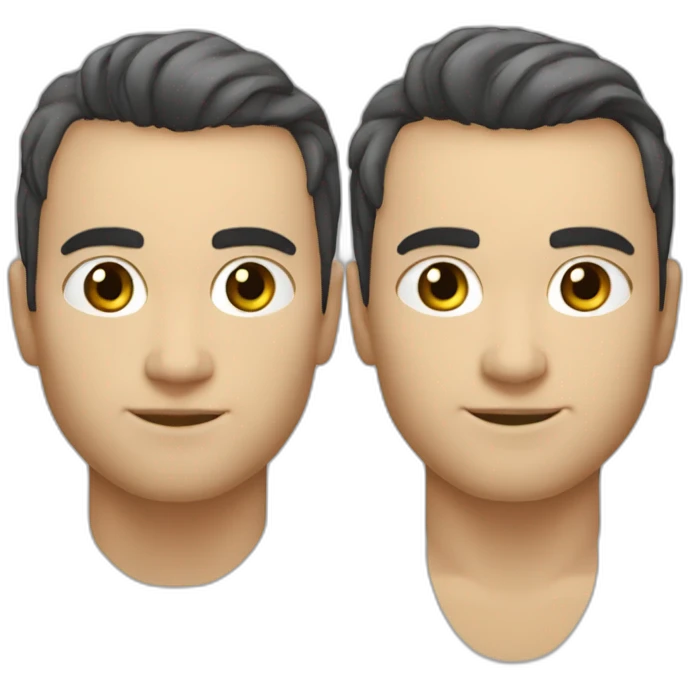 persona con pelo rubio, nariz fina, busto grande, cara fina, pelo largo recogido emoji
