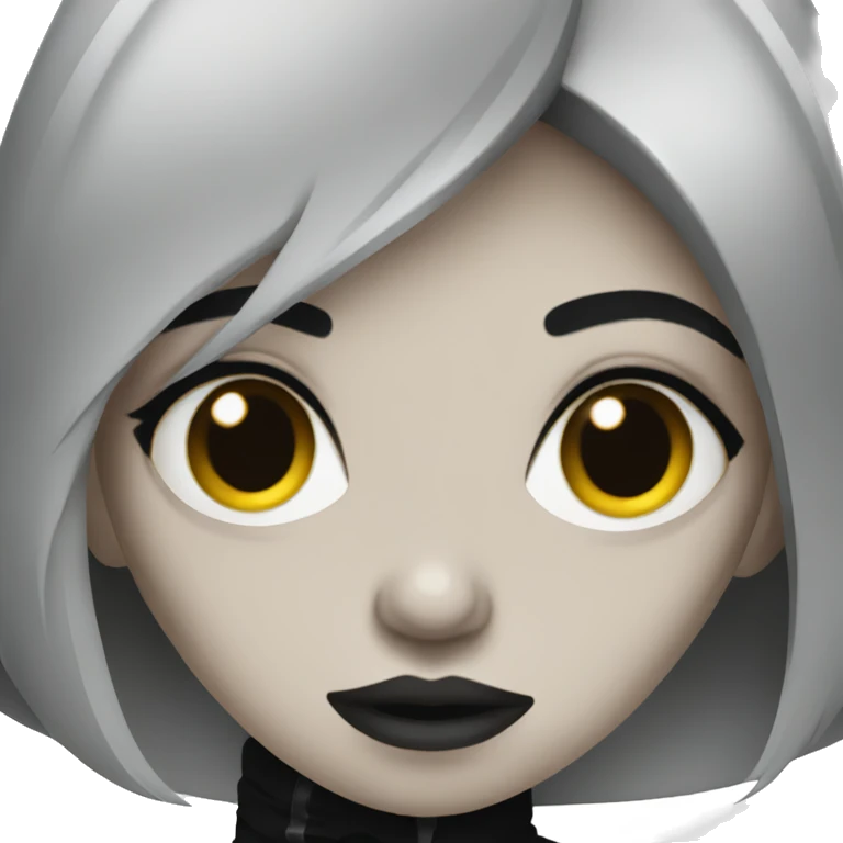 Sick goth girl emoji