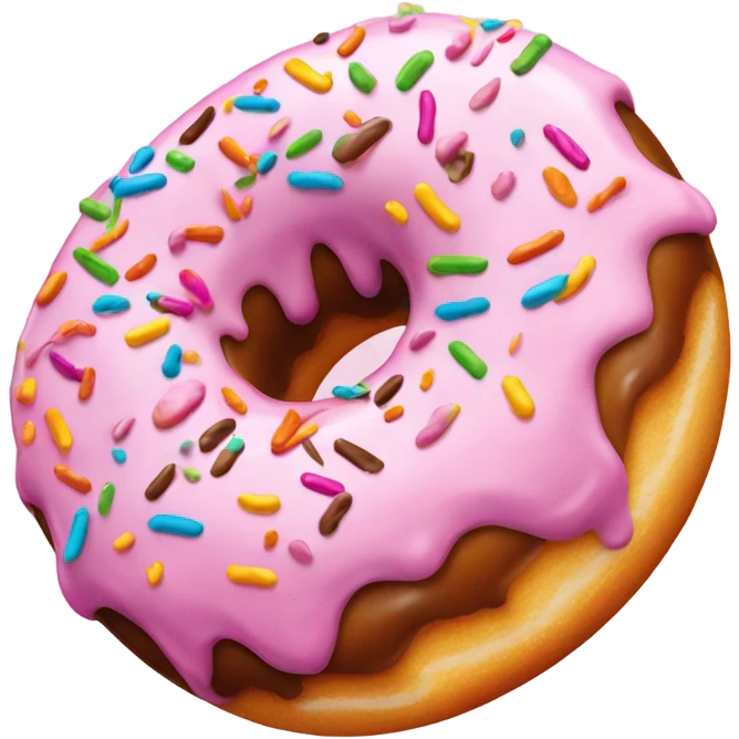 Flying doughnut emoji