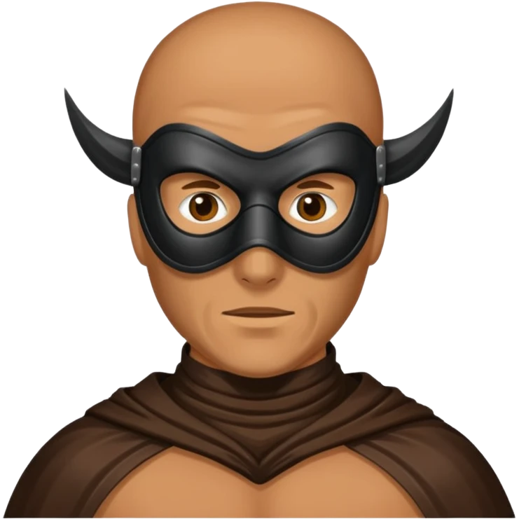 bdsm slave leather mask fullhead on man  emoji