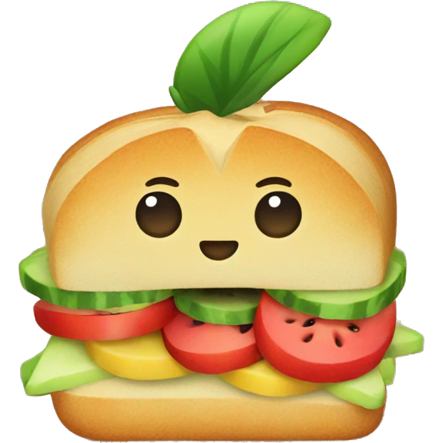 Fruit sando emoji