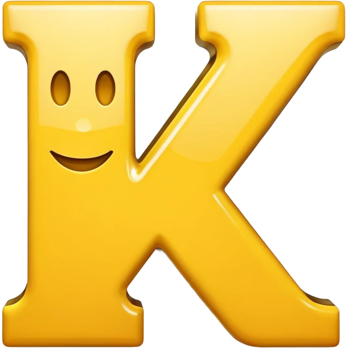 X letter smilling emoji