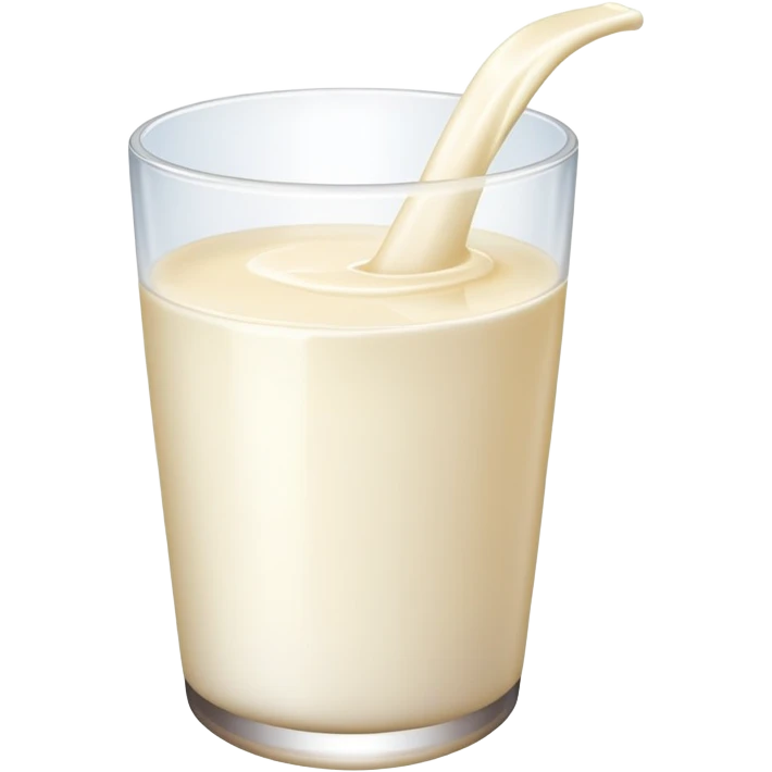 Milk-colored neckline emoji