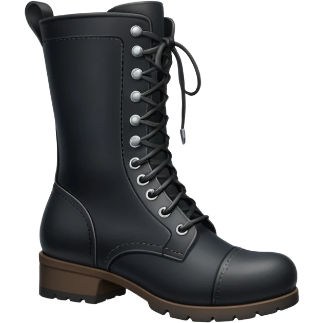 black boot emoji