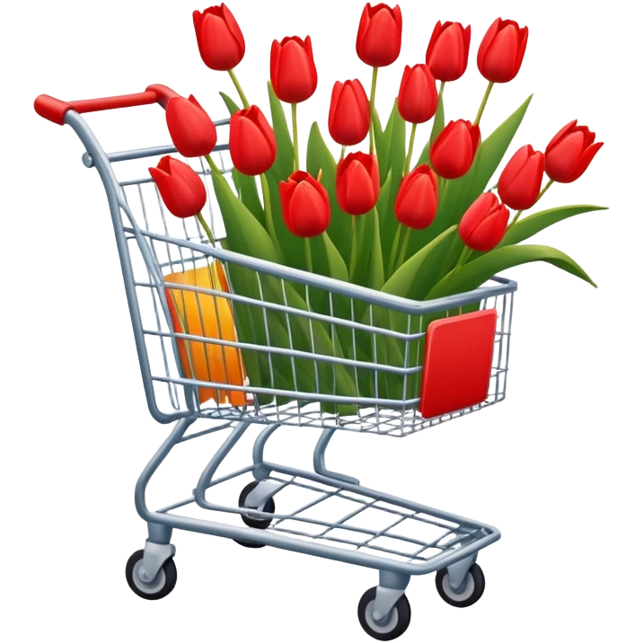 🛒🌷 emoji