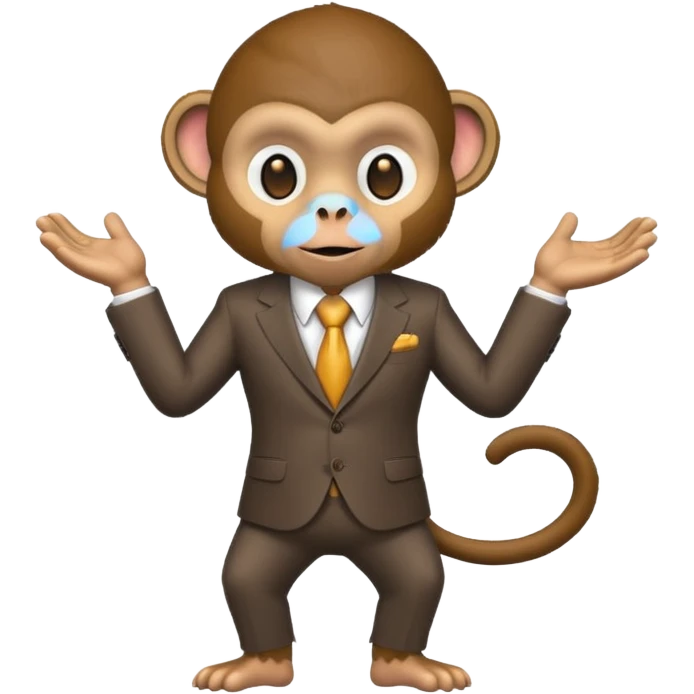 monkey with clothes emoji