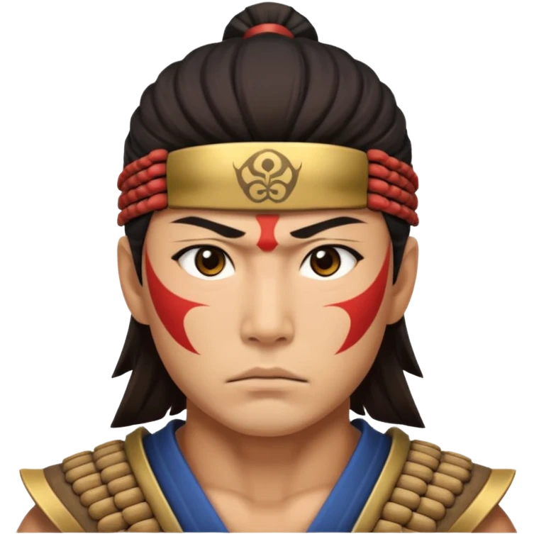japanese warrior face emoji
