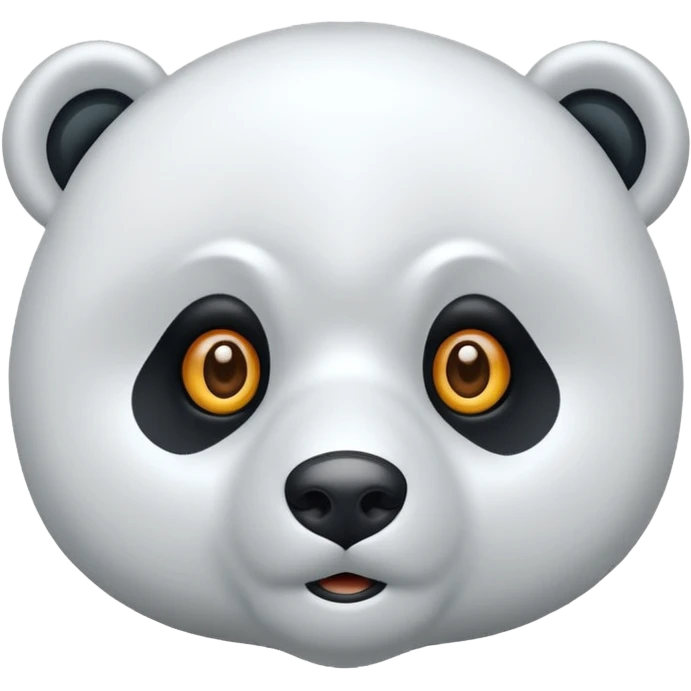 Puedes hacer un oso polar el cual este con un ojo cerrado y el otro abierto  emoji