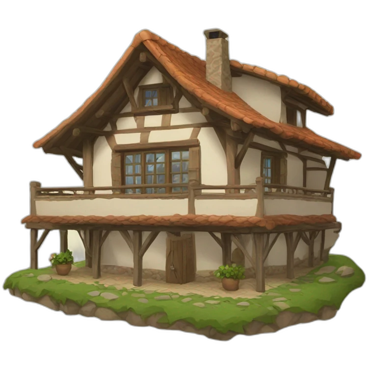 Casa de montaña emoji