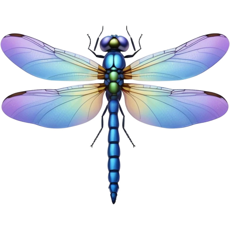 Periwinkle Dragonglfly emoji emoji