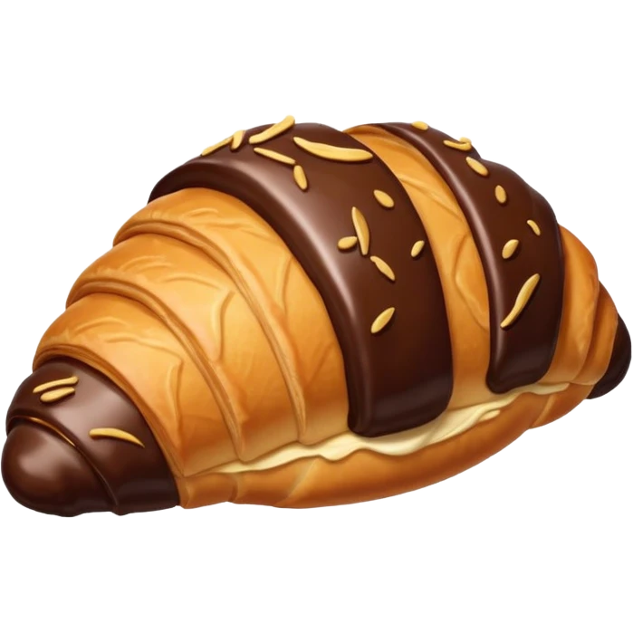 croissant chocolate emoji