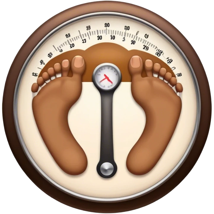 scale with one spot emoji