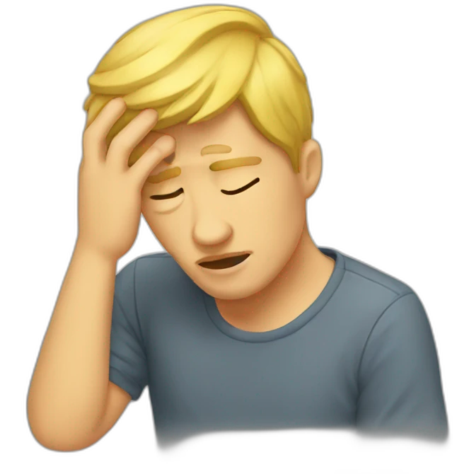 Facepalm emoji