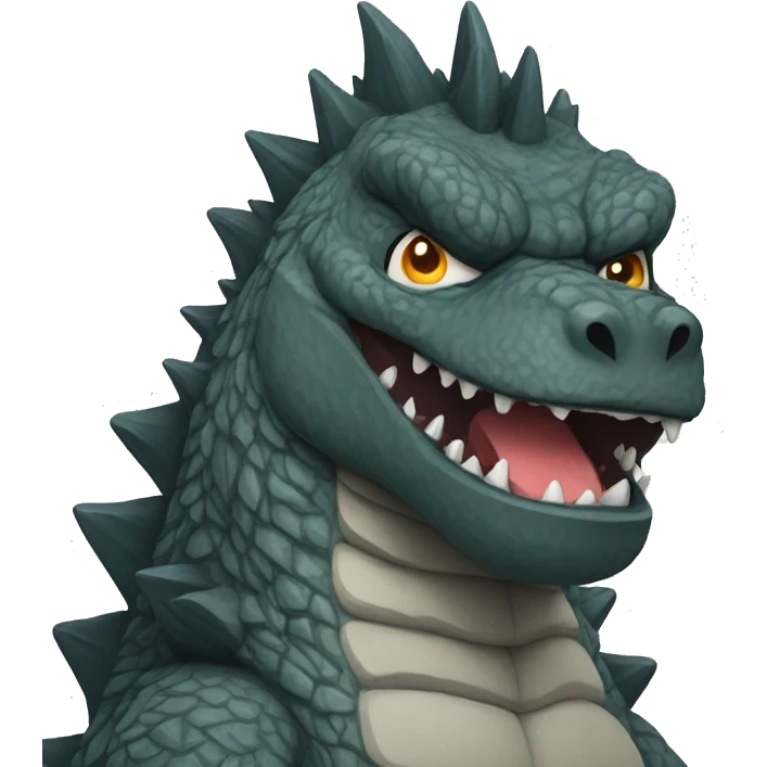 Disappointed Godzilla emoji