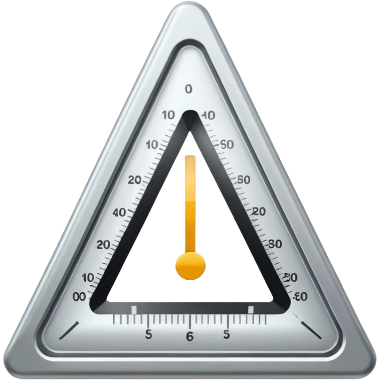  triangle measurement scale emoji