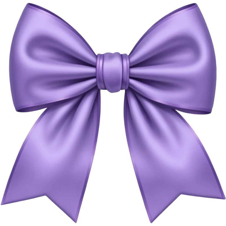 Lavender bow  emoji