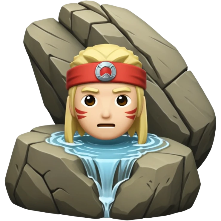 Hokage Rock in naruto emoji