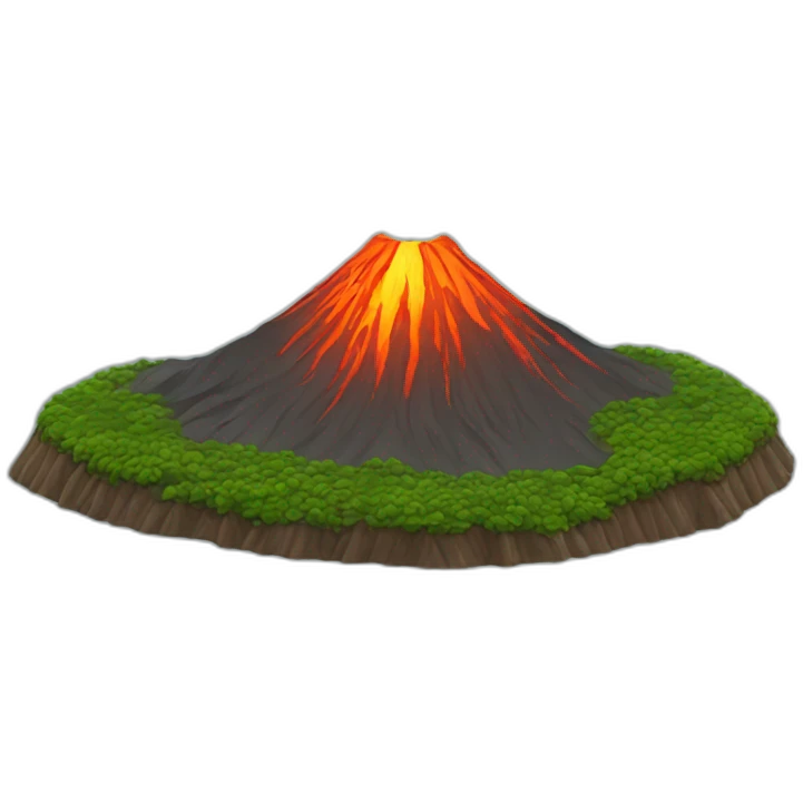 Volcan arenal emoji