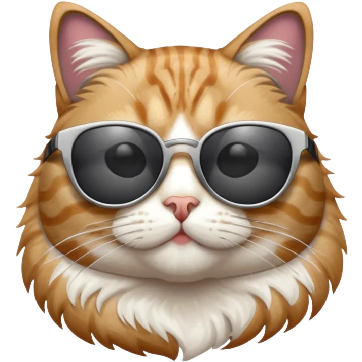 Cat wearing sunglasses emoji