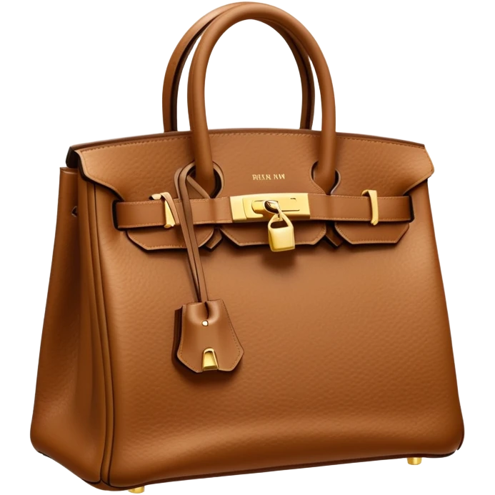 brown birkin bag emoji