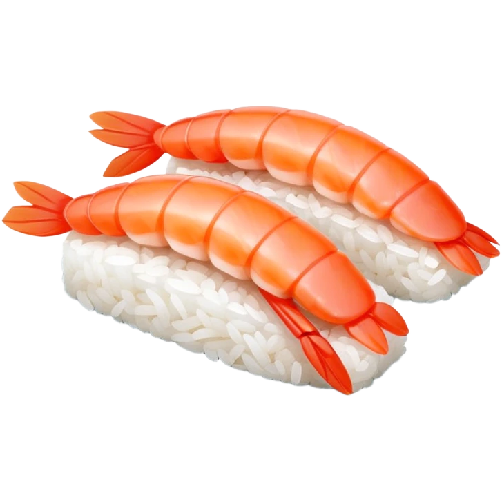 Shrimp nigiri emoji