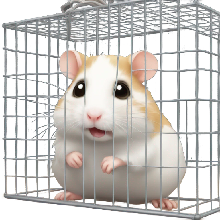 hamster in cage emoji
