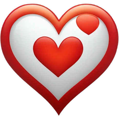 Black and red ombré heart emoji