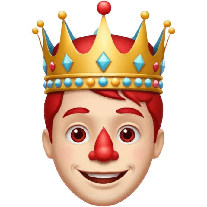 circus man with crown emoji