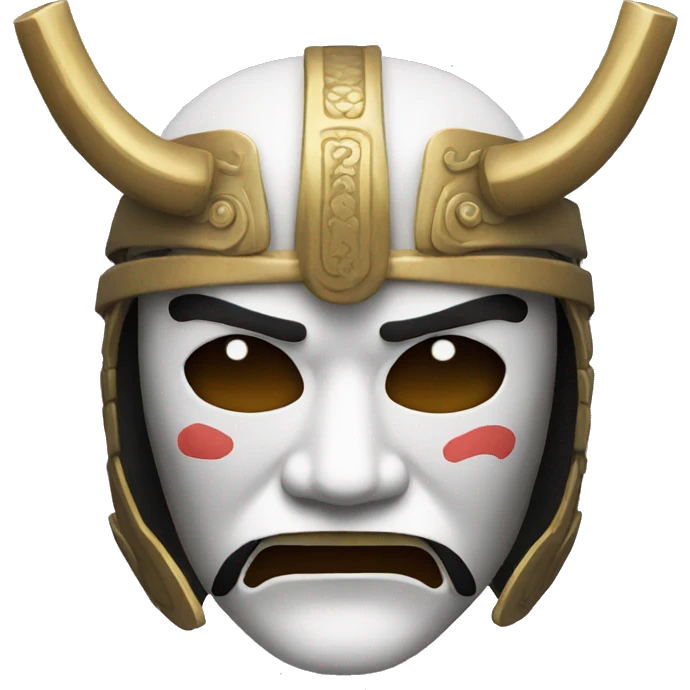 samurai mask emoji