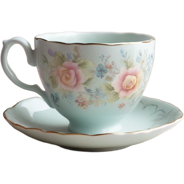 Vintage tea cup emoji