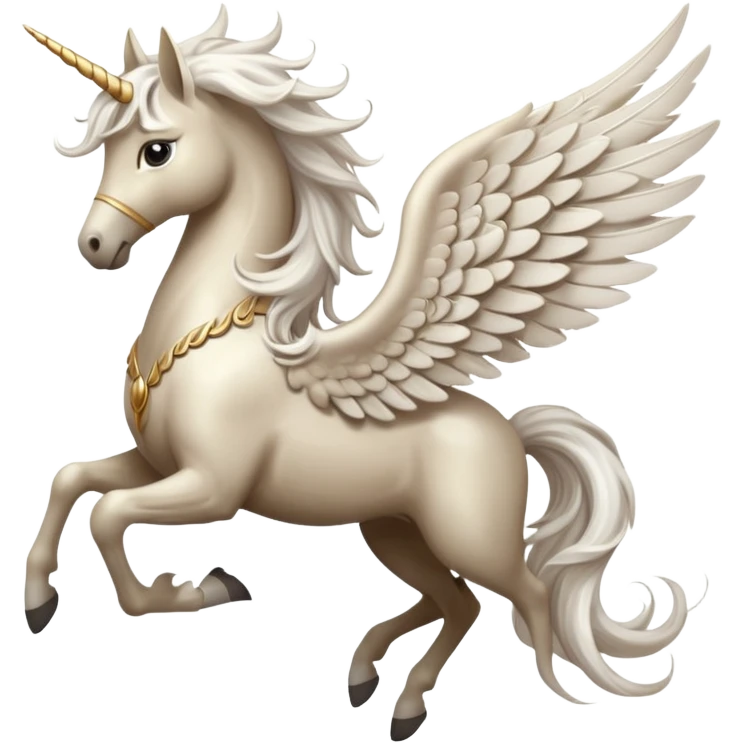 Whimsical pegasus  emoji