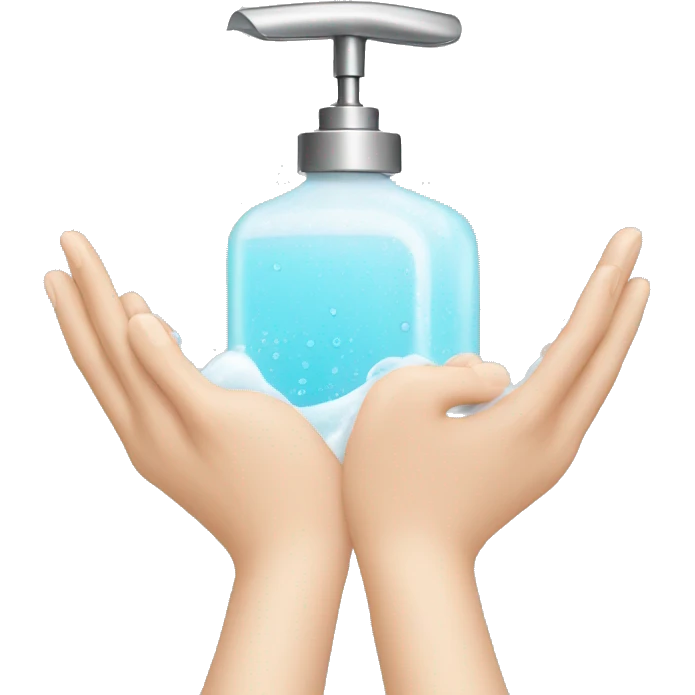 washing hands with soap emoji