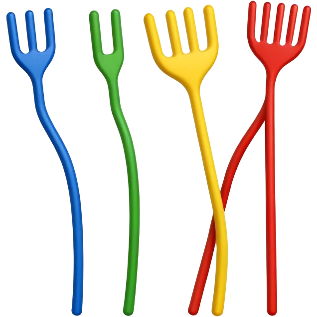 A red stickfigure, a blue stickfigure, a yellow stickfigure, and a green stickfigure  emoji