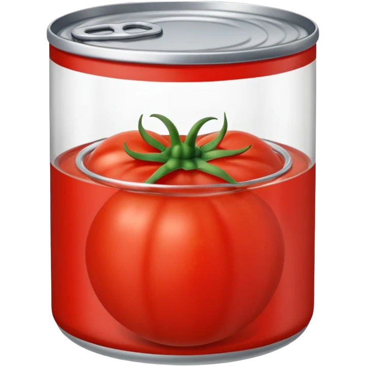 Glass cannned tomato  emoji
