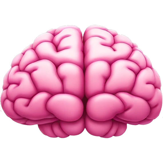pink brain emoji