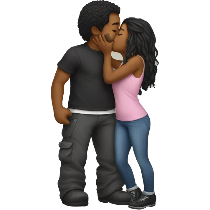 kiss-kiss emoji