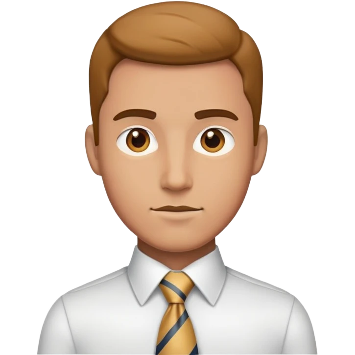 tie man confident emoji