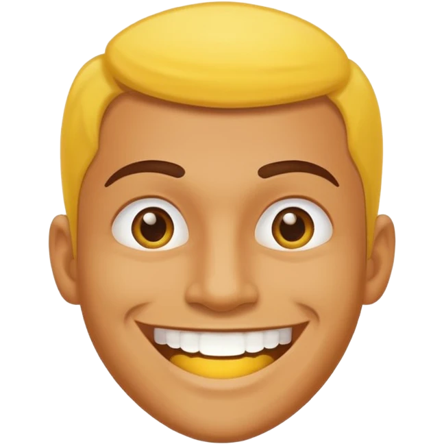 man a yellow teeths emoji