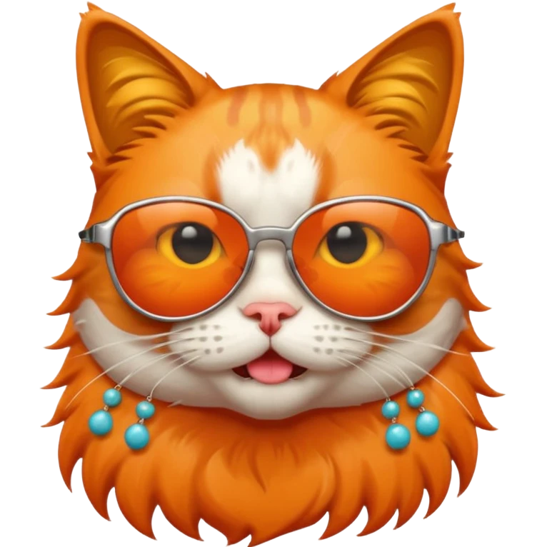 Cat wearing sunglassesCombine the skull with this emoji 😰 emoji