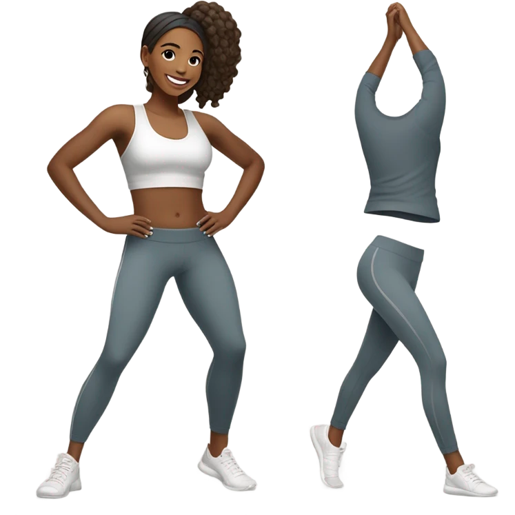 coquette girl pilates emoji