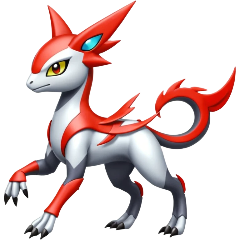 Shiny Meloetta-Latias-Peppercat-Wargreymon-Protogen-Pokémon-Digimon-Fakémon-fusion-hybrid-creature emoji