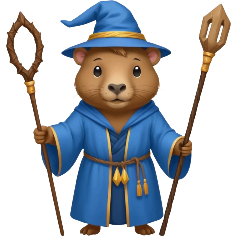 A capybara wizard emoji