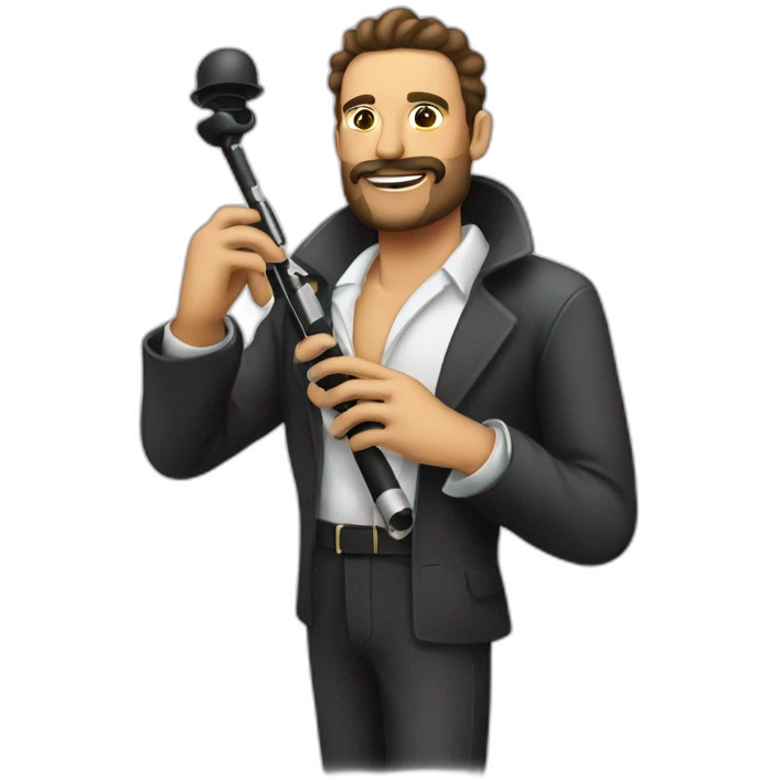 hombre blanco gordo con fumando pipa emoji